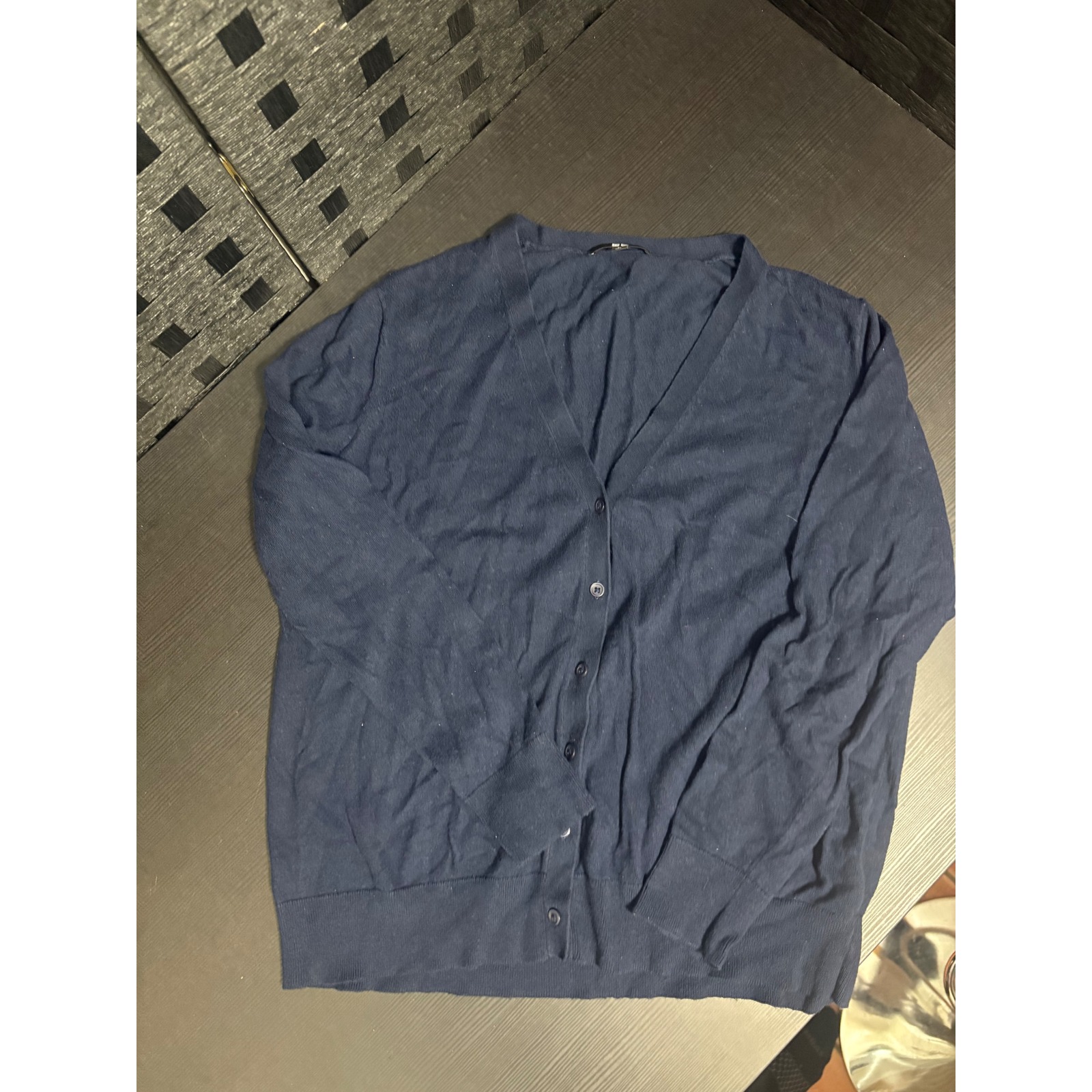 Uniqlo Woman's Navy Blue Cardigan Size Xl